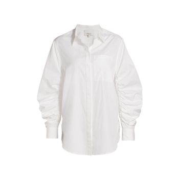 Блуза со сборками на рукавах 3.1 PHILLIP LIM