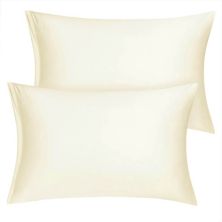 2PCS Soft Silky Satin Pillow Cases Covers Queen 20&#34;x30&#34; PiccoCasa