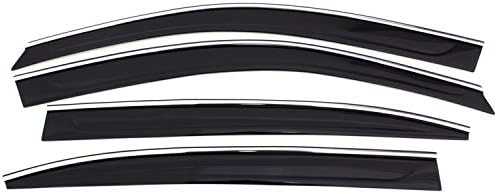 Auto Ventshade [AVS] In-Channel Ventvisor / Window Deflectors | Fits 2015 - 2020 Cadillac Escalade ESV, 2015 - 2020 Chevrolet Suburban, 2015 - 2020 GMC Yukon, 4 pcs. | Smoke - 194966 Auto Ventshade