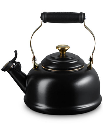 Enamel on Steel Classic 1.7-Qt. Whistling Kettle - Licorice Le Creuset