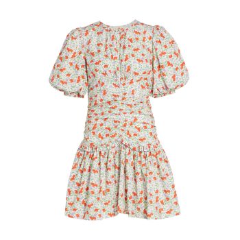 Праздничное мини-платье из хлопка BYTIMO