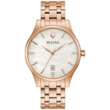 Женские часы Bulova с бриллиантовым акцентом — 97P152 Bulova