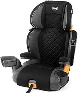 Автокресло-бустер KidFit Adapt Plus 2-в-1, для детей от 4 лет, весом 40-100 фунтов, цвет серый (Vapor) Chicco