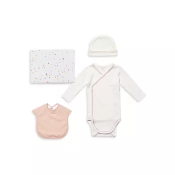 Baby's Starter 3-Piece Cotton Bodysuit Bundle Oso & Me