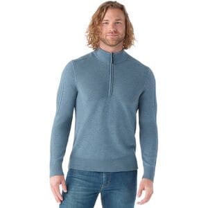 Текстурный свитер с полумолнией до половины Smartwool