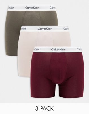 Набор из трех эластичных плавок Calvin Klein Modern Cotton Calvin Klein