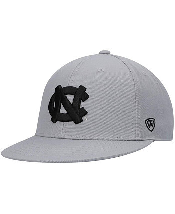 Men's Gray North Carolina Tar Heels Fitted Hat Top of the World