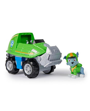 Jungle Pups, Rocky Snapping Turtle Vehicle, Toy Truck with Collectible Action Figure Paw Patrol