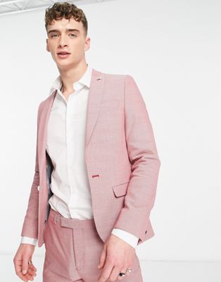 Розовый пиджак из хлопка Twisted Tailor Twisted Tailor