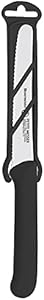 Messermeister 4.5” Serrated Tomato Knife with Matching Sheath, Black - German 1.4116 Steel Alloy - Rust Resistant & Easy to Maintain - Handcrafted in Santa Catarina, Portugal Messermeister