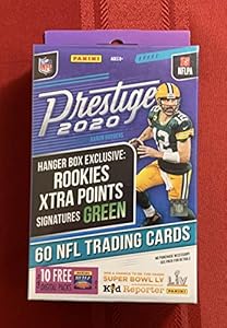 Factory-Sealed 2020 Prestige NFL Hanger Box - 60 NFL Trading Cards Panini