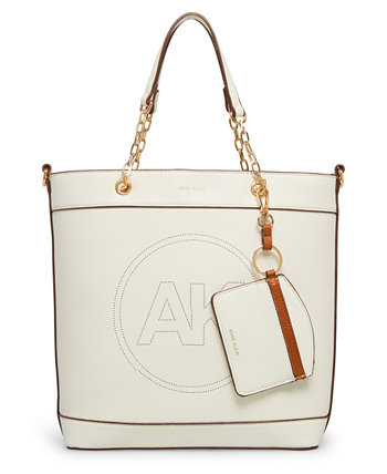Женская большая сумка с логотипом Perf Anne Klein
