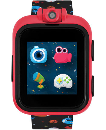 Kids PlayZoom с черными спортивными ремешками с принтом Smart Watch 42x52mm Playzoom