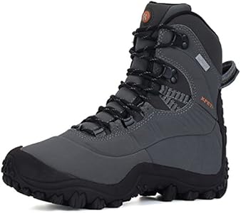 Мужские Спортивные ботинки XPETI Thermator Mid-Rise Lightweight Hiking Insulated Non-Slip Xpeti