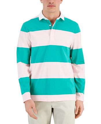 Мужская рубашка для регби с длинными рукавами, созданная для Macy's Club Room