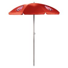 Портативный пляжный зонт Picnic Time, штат Огайо, Buckeyes Unbranded