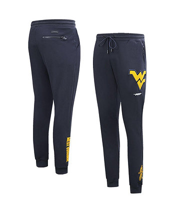 Мужские классические брюки-джоггеры West Virginia Mountaineers темно-синего цвета DK Pro Standard