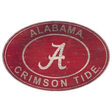 Alabama Crimson Tide Heritage Oval Wall Sign Fan Creations