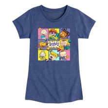 Футболка Nickelodeon Rugrats Box с рисунком для девочек 7–16 лет Nickelodeon