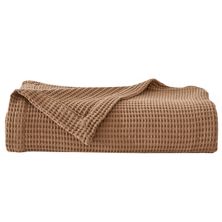 Мягкое дышащее трикотажное одеяло Madelinen® вафельного переплетения Madelinen