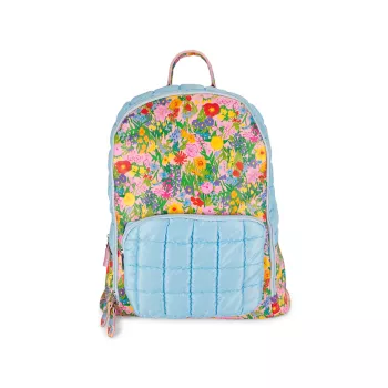 Слоеный рюкзак с цветочным принтом для девочки Bari Lynn