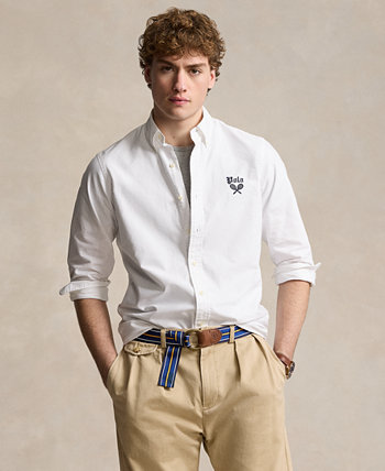 Men's Classic-Fit Embroidered Oxford Shirt Polo Ralph Lauren