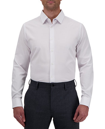 Мужская рубашка приталенного кроя с принтом в тон Report Collection