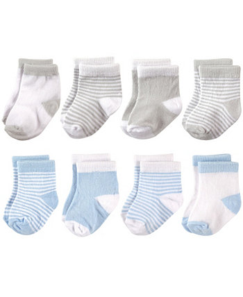 Основные носки для экипажа, 8 шт., 0-24 месяца Hudson Baby