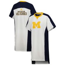 Женское Платье G-III 4Her by Carl Banks Белое Michigan Wolverines Home Run T-Shirt In The Style