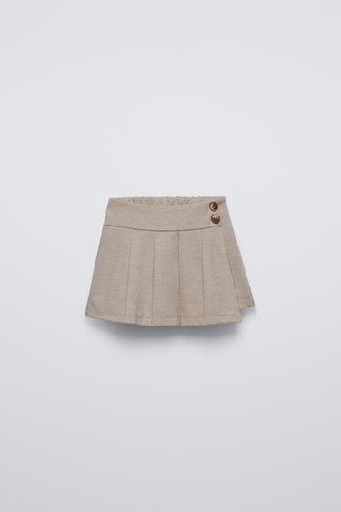 BOX PLEAT SKORT ZARA