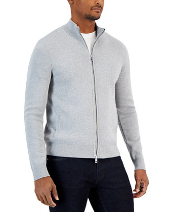 Мужская куртка-свитер двойной вязки на молнии спереди Michael Kors