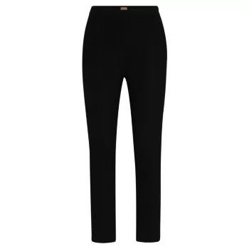 Regular-Fit Trousers With A Tapered Leg BOSS