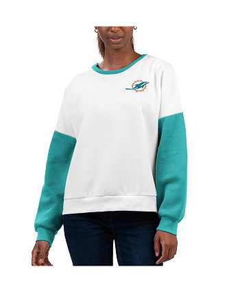 Женский белый пуловер Miami Dolphins A-Game свитшот G-III