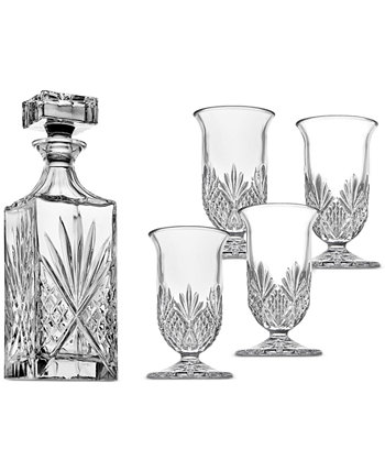 Набор из 5 графинов для виски и стаканов Dublin Crystal из 5 предметов Godinger