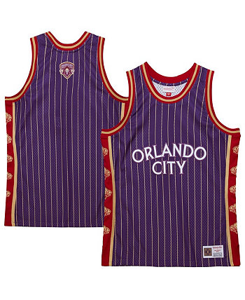 Mitchell Ness Men's Purple Orlando City SC 10th Anniversary Swingman Basketball Jersey Mitchell & Ness