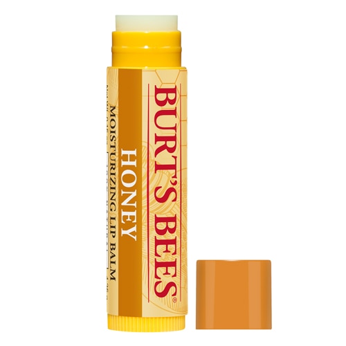 Burt's Bees 100% натуральный увлажняющий бальзам для губ Мед с пчелиным воском -- 1 тюбик BURT'S BEES