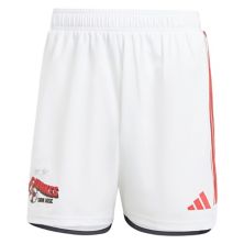Men's adidas White San Jose Earthquakes 2024 Away AEROREADY Authentic Shorts Unbranded