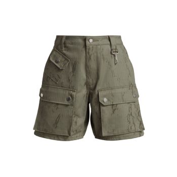 Two Steps Forward High-Waisted Cargo Shorts Reese Cooper