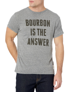 Футболка с короткими рукавами Bourbon Is The Answer Tri-Blend The Original Retro Brand
