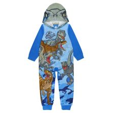 Boys 4-10 Jurassic World Raptors Union Suit Pajamas Jurassic Park