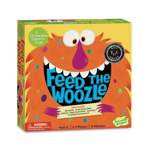 Peaceable Kingdom Feed The Woozle Cooperative Game for 2 to 5 Kids Ages 3 Years and Up, Learn Social Skills While Completing Physical Challenges Peaceable Kingdom