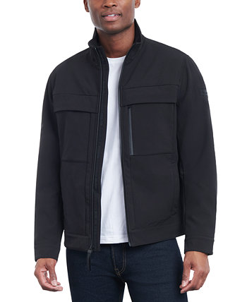 Мужская стильная куртка из мягкого материала с молнией во всю длину Michael Kors