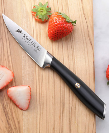 Кованый нож для очистки овощей из немецкой стали, серия Voyage, 3,5 дюйма Saveur Selects