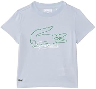 Женская Футболка Lacoste С Коротким Рукавом С Большим Графическим Принтом Lacoste