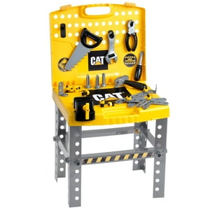 CAT: Foldable Workbench - Transportable Tool Shop, Pretend Play Tool Play Set, for Kids Ages 3+ CAT