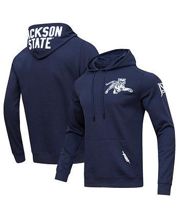 Мужской классический пуловер с капюшоном темно-синего цвета Jackson State Tigers University Pro Standard