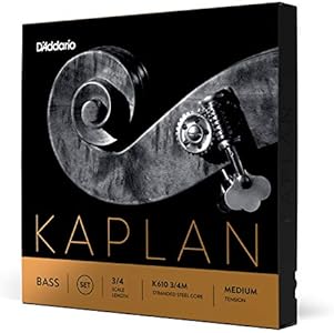 Струна для контрабаса D'Addario Kaplan Solo - K613 3/4M, среднее натяжение, оптимальный звук D'Addario