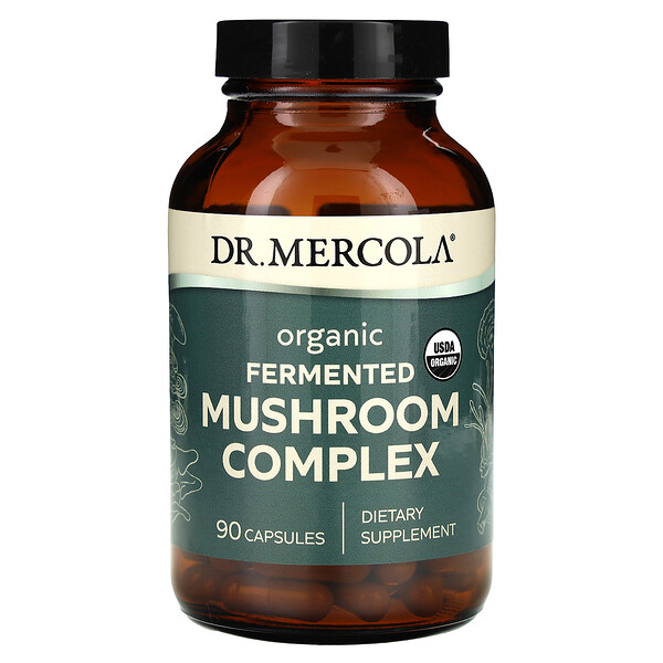 Органический Ферментированный Комплекс из Грибов - 90 капсул - Dr. Mercola Dr. Mercola