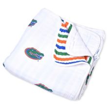 Младенец «Три маленьких якоря» Florida Gators 47&#34; х 47&#34; Муслиновое 4-слойное одеяло Unbranded