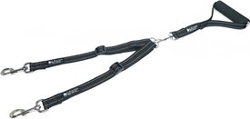 Leash Boss Duo Reflective Double Dog Leash Coupler with Handle Leash Boss